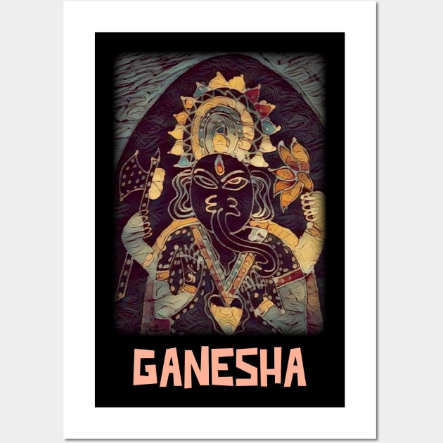 GANESHA Wall Art by KadyMageInk